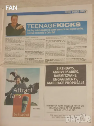 Челси Лондон - официални клубни вестници от 2001, 2002, 2003 и 2004 г., снимка 9 - Други - 48349555