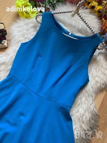 Синя рокля Веро Мода, снимка 2 - Рокли - 41592664