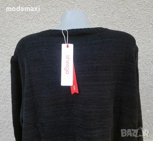 4XL Нов  пуловер Sheego (елен) , снимка 7 - Блузи с дълъг ръкав и пуловери - 52728939