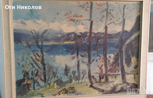 Голяма ефектна репродукция -датирана 1922 година, снимка 7 - Антикварни и старинни предмети - 51075285