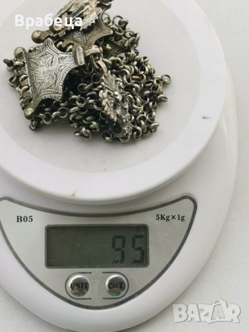КЮСТЕК. СРЕБРО. КОВАНИ СИНДЖИРИ, снимка 7 - Антикварни и старинни предмети - 44534564