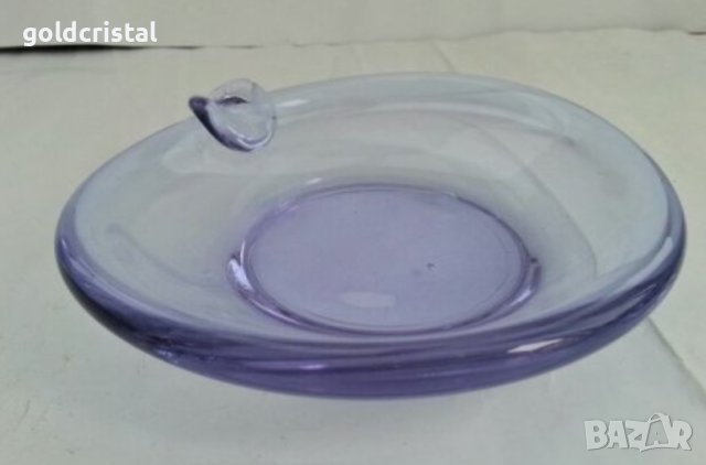 Ретро  фруктиера  цветно стъкло , снимка 10 - Антикварни и старинни предмети - 27172517