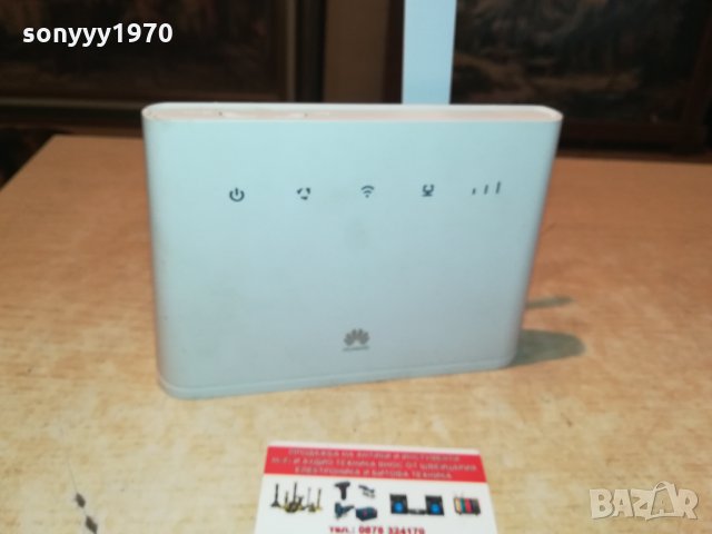 Huawei b-311-221-рутер за сим карта с антенa+адаптер 0109211659, снимка 2 - Рутери - 33994654