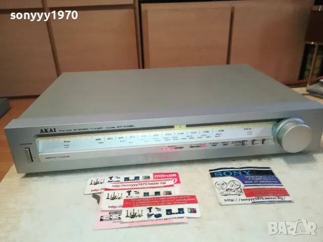AKAI AT-KO2L TUNER MADE IN JAPAN-ВНОС SWISS LNWC1711241255, снимка 2 - Ресийвъри, усилватели, смесителни пултове - 47998771