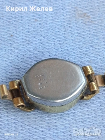 Стар механичен часовник дамски позлатен рядък за КОЛЕКЦИЯ 18379, снимка 6 - Антикварни и старинни предмети - 51095455