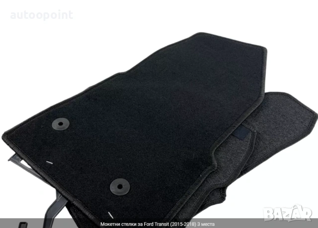 Мокетни стелки за Ford Transit (2015-2018) 3 места Petex, снимка 2 - Аксесоари и консумативи - 53784576