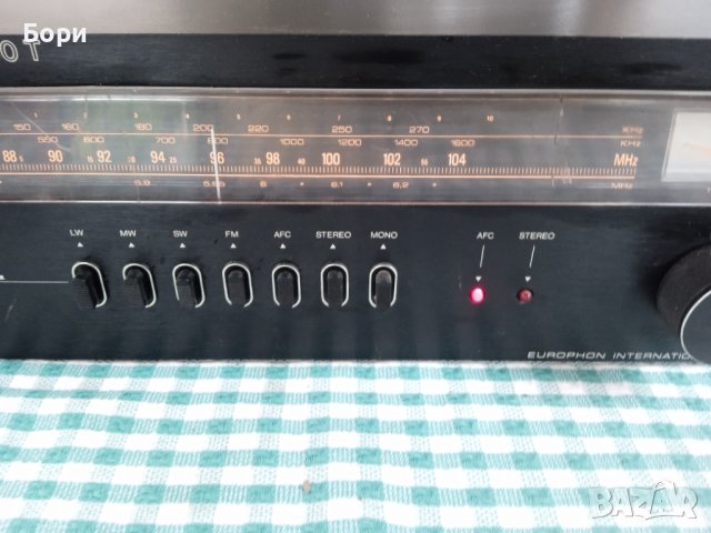EUROPHON тунер, снимка 4 - Радиокасетофони, транзистори - 41417121