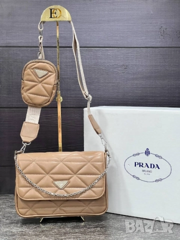 чанти НОВ МОДЕЛ PRADA🔥 : ➡️23см. Размери: ⬆️18 см. , снимка 4 - Чанти - 51459247