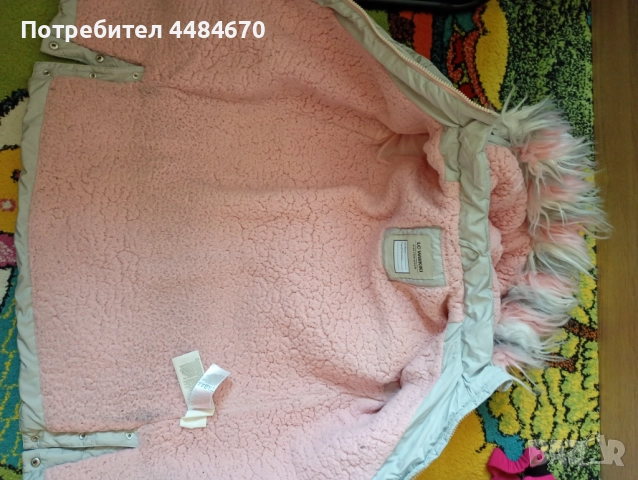 Детско зимно яке за момиче , снимка 3 - Детски якета и елеци - 51945634