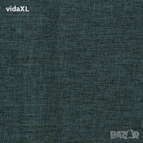 vidaXL Затъмняваща завеса с куки, имитираща лен, зелена, 290x245 см, снимка 4 - Пердета и завеси - 56146724