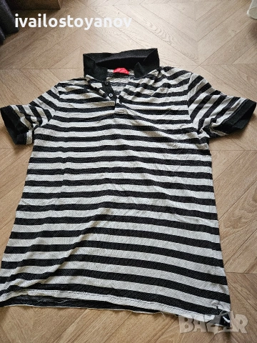 мъжки тениски комплект  L и XL Boss, Pause, Zara, Bershka, снимка 8 - Тениски - 53063698