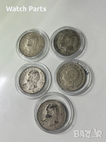 Лот сребърни левчета различни години , снимка 4 - Нумизматика и бонистика - 53051281