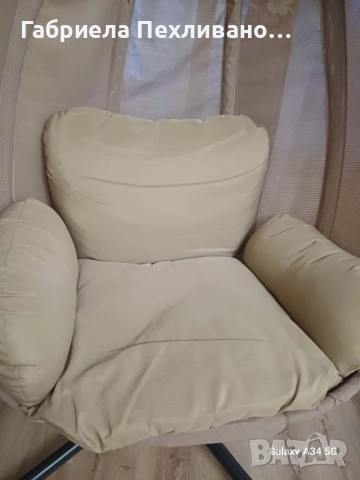 Люлка тип яйце за дом и градина, снимка 4 - Градински мебели, декорация  - 52775686