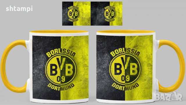 Чаша Борусия Дортмунд Borussia Dortmund Керамична, снимка 7 - Фен артикули - 34783864