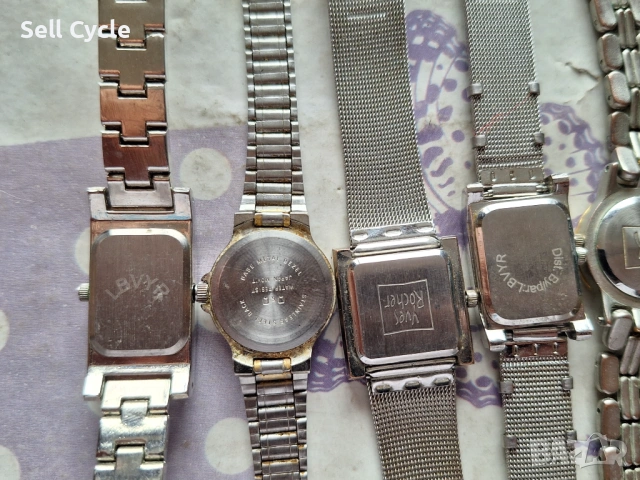 ✅ЛОТ СРЕБРИСТИ ДАМСКИ ЧАСОВНИЦИ❗, снимка 5 - Дамски - 53647396