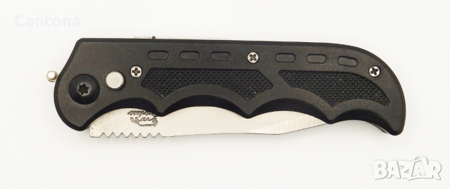 Автоматичен сгъваем нож с вградено фенерче 95 х 212, снимка 2 - Ножове - 36511121