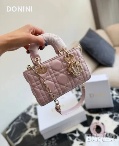 Christian Dior Дамска чанта, кожа, снимка 4 - Чанти - 56323538