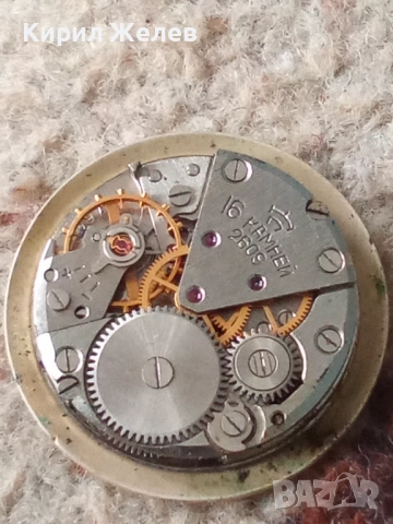 Механизъм с циферблат от стар ръчен часовник 52072, снимка 7 - Мъжки - 52264314