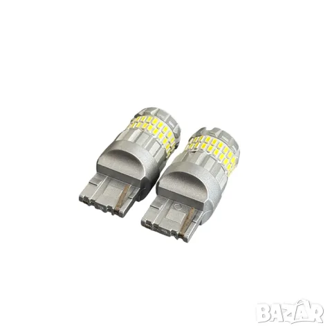 LED крушки T20 60 SMD 12V 2 броя, снимка 2 - Аксесоари и консумативи - 55864964