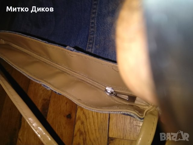 Чанта от дънки за през рамо 31х26см, снимка 7 - Чанти - 41980726