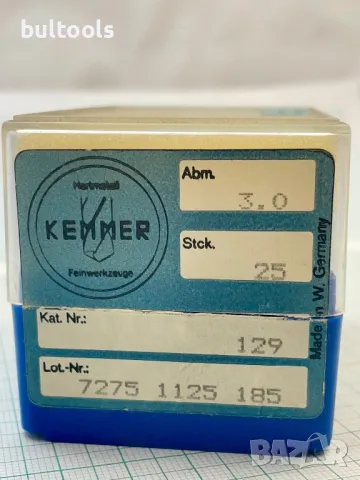 Свредла твърдосплавни ф3 Kemmer, снимка 2 - Други инструменти - 49559197