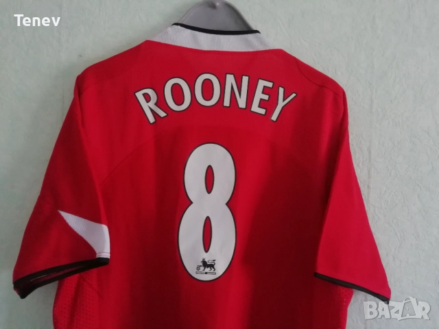 Manchester United Rooney Nike оригинална тениска фланелка Рууни Манчестър Юнайтед XL , снимка 3 - Тениски - 51605576