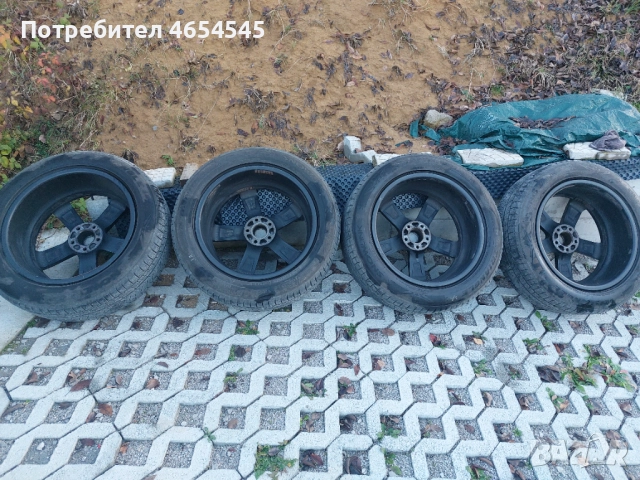 Джанти с гуми от Мерцедес GLK X204 235/55/19, 7,5Jx19H2 ЕТ42, снимка 7 - Гуми и джанти - 52455966