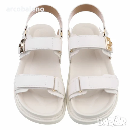 Дамски сандали на танкетка, 3цвята , снимка 9 - Сандали - 50579334