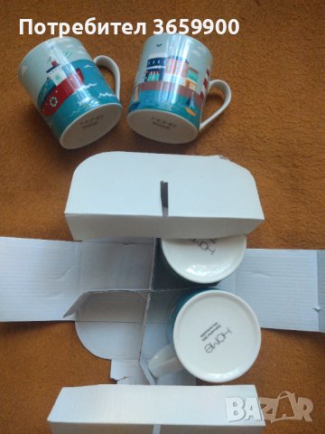 Комплект от 4 чаши за чай/кафе,НОВ!, снимка 1 - Други стоки за дома - 41935583