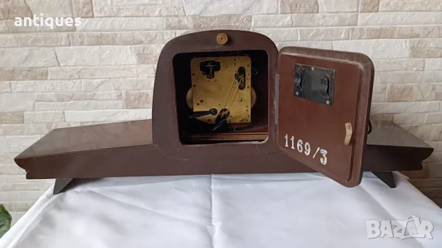 Стар каминен часовник - Harmle - Germany -Антика - 1970", снимка 6 - Антикварни и старинни предмети - 49373459