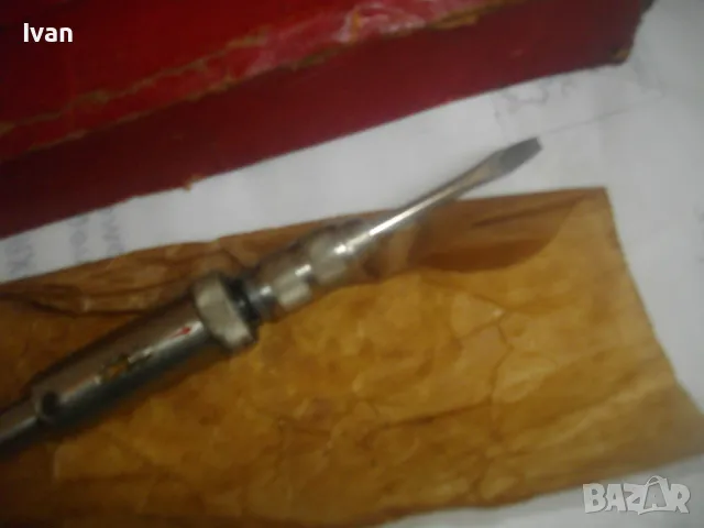 Smalcalda DDR ОРИГИНАЛНА ГДР НОВА РЪЧНА РЕВЕРСИВНА АВТОМАТИЧНА ОТВЕРТКА ИЗТОЧНА ГЕРМАНИЯ, снимка 14 - Отвертки - 48552628