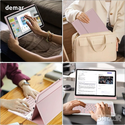 Калъф с клавиатура за Samsung Galaxy Tab A11 plus 2025 Tab A9 Plus 11 инча 2023, снимка 7 - Таблети - 53595333