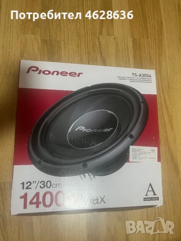 Авто колона(бас говорител) PIONEER TS-A30S4 30 СМ, 400 W