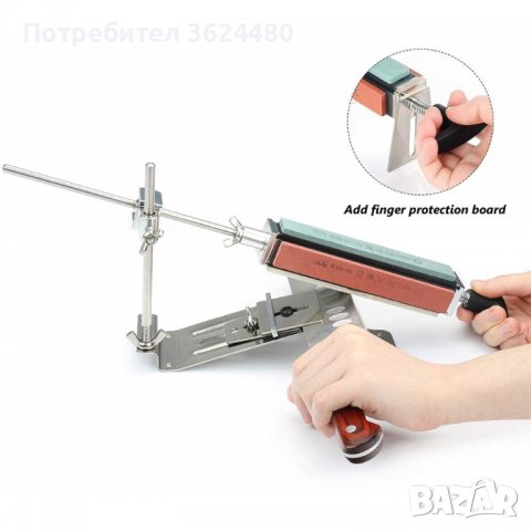 Уред за заточване на Ножове под фиксиран ъгъл, абразиви 120, 320, 600, 1500 Точило, снимка 8 - Други стоки за дома - 39960400