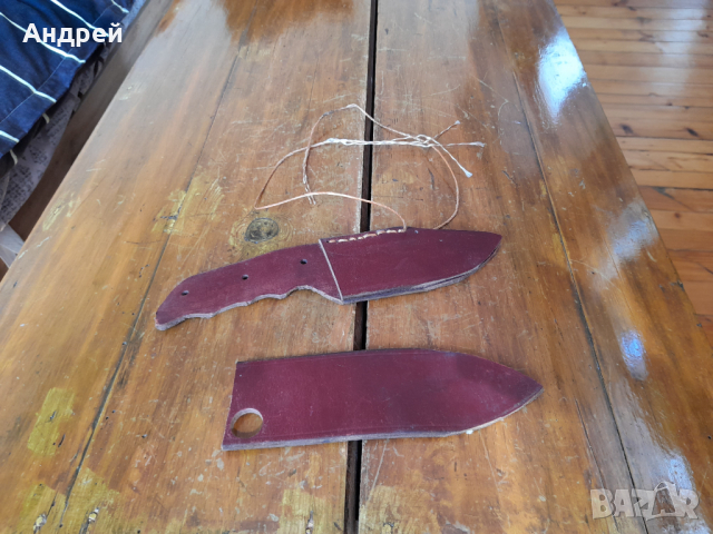 Стара кожена кания за нож #11, снимка 2 - Антикварни и старинни предмети - 36197667