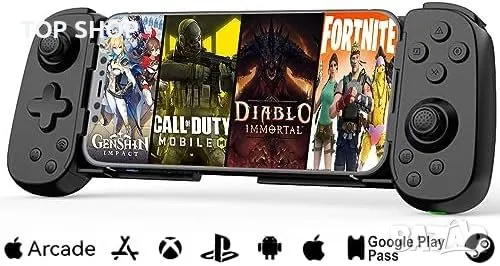 Нов Мобилен Гейм Контролер 2023 За игри iPhone и Android Bluetooth