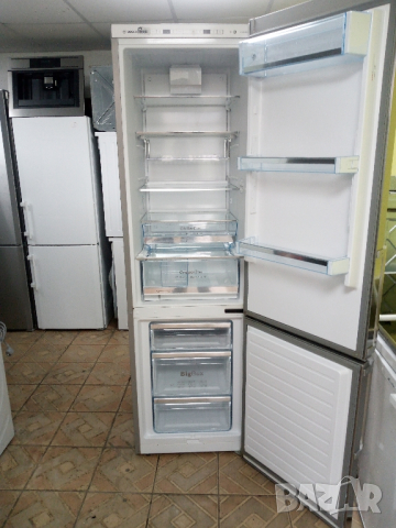 Иноксов комбиниран хладилник с фризер Бош Bosch A+++ 2 години гаранция!, снимка 5 - Хладилници - 44833940