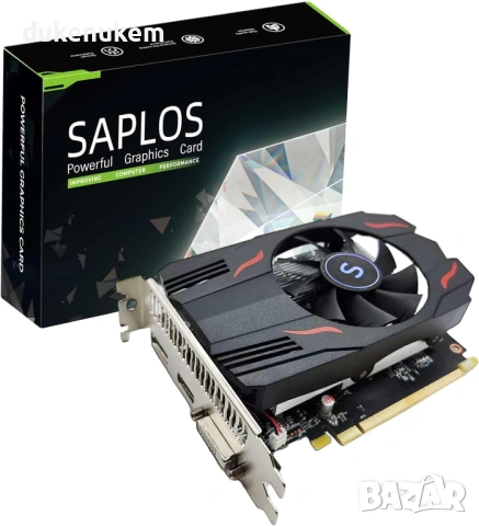 Видеокарта SAPLOS Radeon RX 550 4GB GDDR5 128-bit