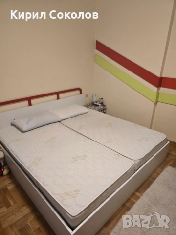 Продажба на легло с матраци и подматрачна рамка, снимка 2 - Матраци - 53622777