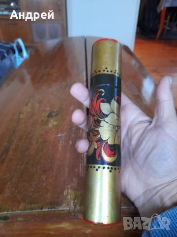 Стара дървена кутия,хохлома #13, снимка 3 - Други ценни предмети - 52893105