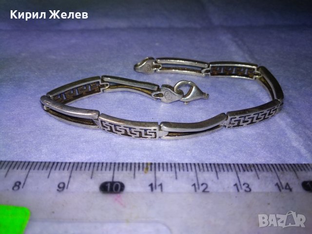 КРАСИВА СРЕБЪРНА ГРИВНА СРЕБРО 925 АЖУРНА ВЕРСАЧЕ ОРНАМЕНТИКА НУЖДА от ХАЛКИЧКАна ЗАКОПЧАЛКАТА 39997, снимка 8 - Гривни - 42655802