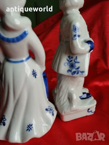 Красиви БАРОКОВИ Порцеланови Статуетки .Фигура , Статуетка, снимка 6 - Антикварни и старинни предмети - 35745014