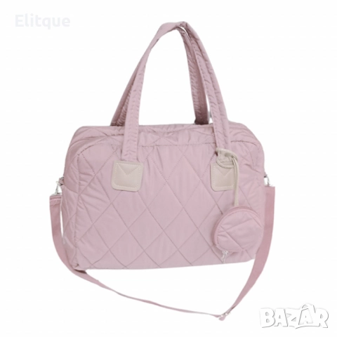 Модерна капитонирана дамска чанта 32х43, снимка 12 - Чанти - 52744059