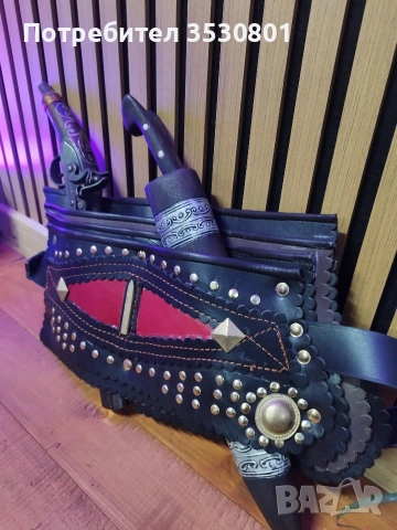 Кожен силях естествена кожа , снимка 2 - Други ценни предмети - 53734423