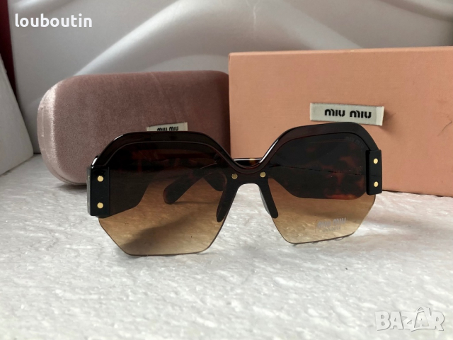 Miu 2021 слънчеви очила с лого, снимка 9 - Слънчеви и диоптрични очила - 36333093