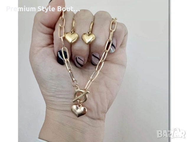 колие и обеци от медицинска стомана 