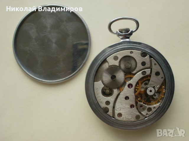 Molnia Молния джобен механичен руски часовник, снимка 7 - Антикварни и старинни предмети - 42369336
