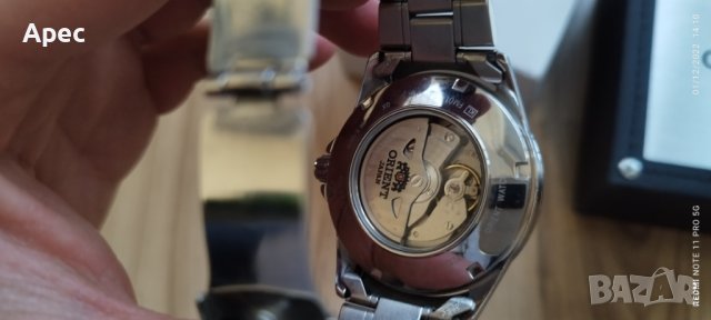 Часовник Ориент-Автоматик, сапфир кристал, 100 м. Отличен, снимка 13 - Мъжки - 38903626