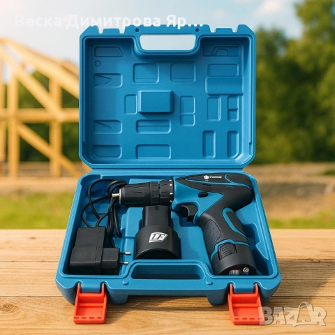 Акумулаторна бормашина/винтоверт IF Tools MT12 – 18V, 2 батерии, куфар, снимка 3 - Бормашини - 51821317