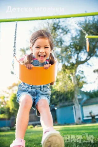 Детска люлка Intex 2в1, сглобяема, 251x254x211 см, безопасна, пластизол, многоцветна, снимка 7 - Градински мебели, декорация  - 49937348